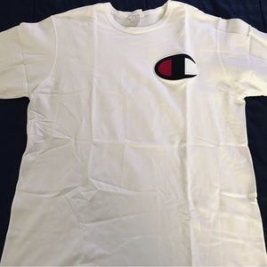 White Champion tshirt